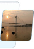 Howrah Bridge in Calcutta